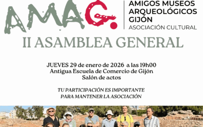 ASAMBLE GENERAL ORDINARIA DE LA ASOCIACIÓN CULTURAL AMIGOS MUSEOS ARQUELÓGICOS GIJÓN 2026